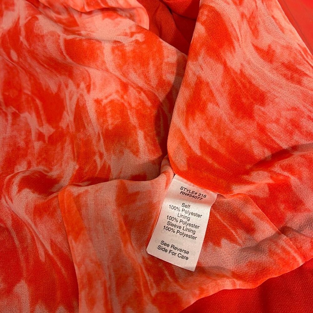CAbi  Style #216 Jane Jacket Peplum Orange BNWOT - Picture 5 of 12